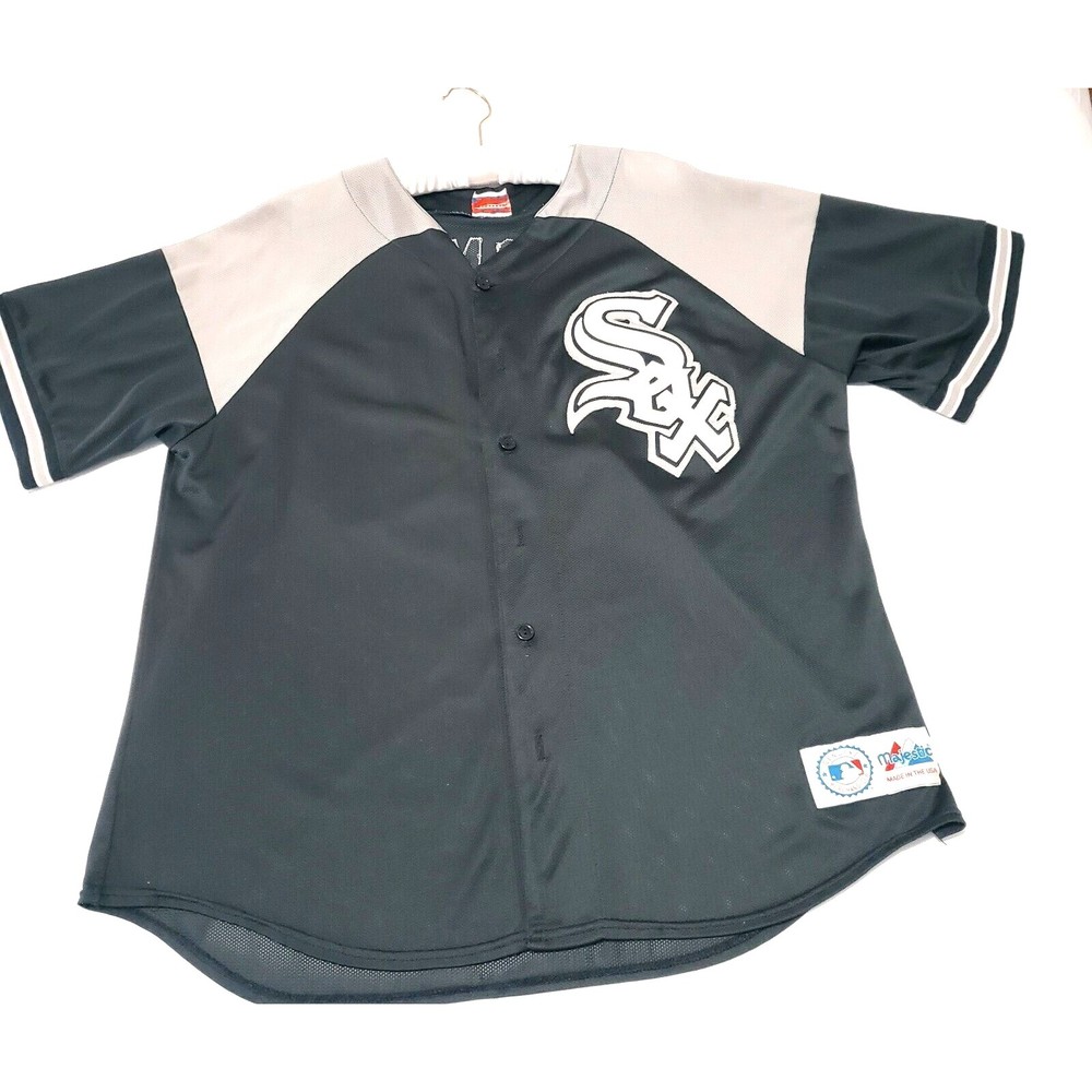 Rare Vintage 90s Majestic Chicago White Sox  Frank Thomas 35 Jersey Mens XL Sewn